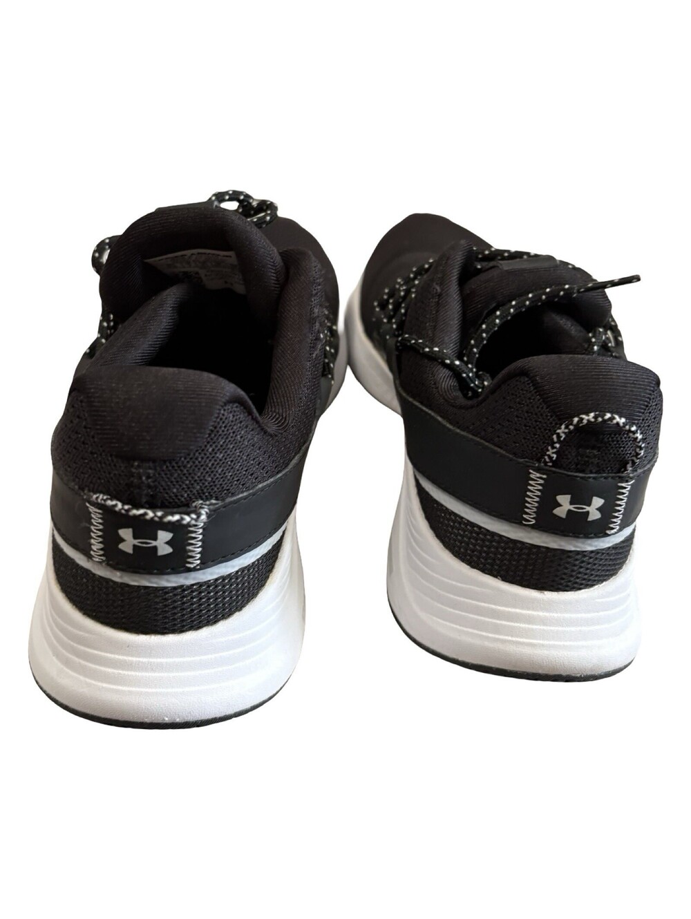 Under Armour Women’s 9.5 Charged Breathe Lace Black Running Training Shoes - Picture 7 of 10